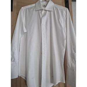 The Custom Shop 100% Egyptian Cotton Perfect White Mens Fine Shirt Size M